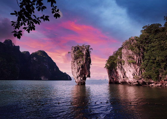 Twilight Sea Canoe at Phang Nga Bay