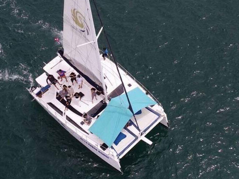 Private Catamaran to Coral and Raya Islands