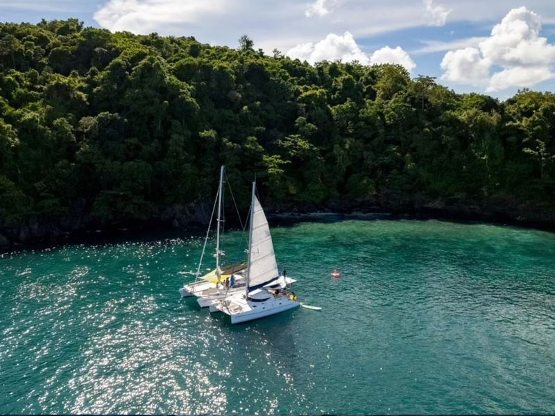 Private Catamaran to Coral and Raya Islands