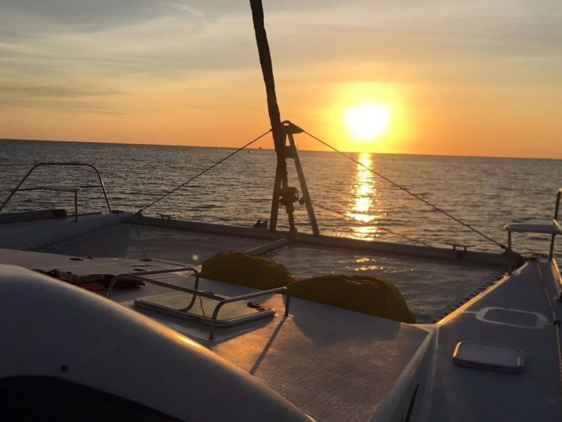 Private Sunset Dinner Cruise by catamaran